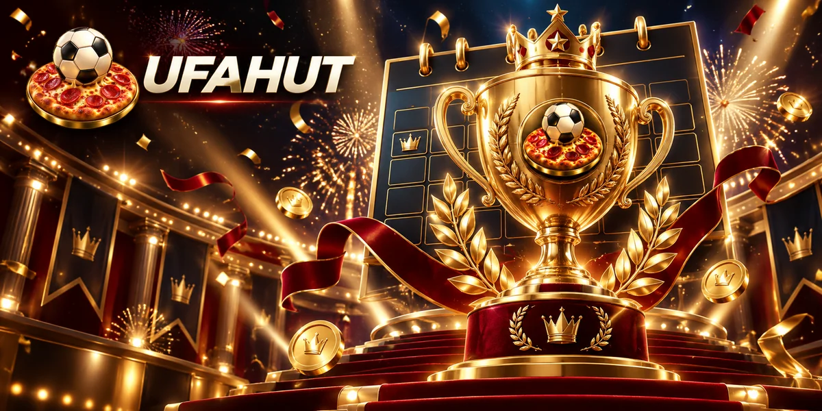 กล่องของขวัญ UFAHUT พร้อมลูกฟุตบอล พิซซ่า และประกายทอง